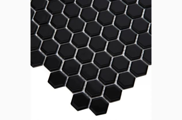 Mozaika Heksagon mały czarny DUNIN