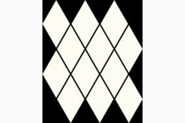Uniwersalna Mozaika Prasowana Bianco Romb Pillow 20,6x23,7 Paradyż