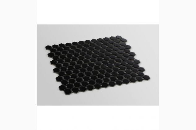 Mozaika Hexagon mały,czarny matowy Raw Decor
