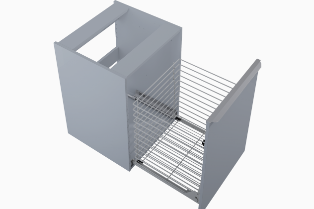 KOMODA LOFTY 50 Z KOSZEM CARGO LIGHT GREY HG PDW ELITA