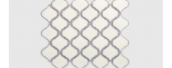 Mozaika Arabeska średnia, kremowa, szkliwiona Raw Decor