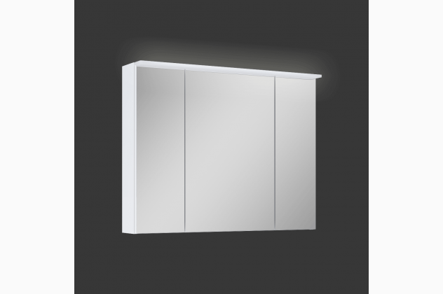 Szafka z lustrem i panelem LED 80 3D white ELITA